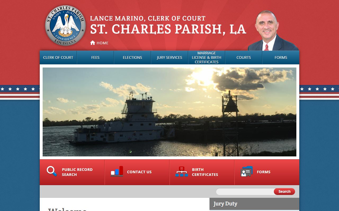 st. charles parish marriage license clerk homepage