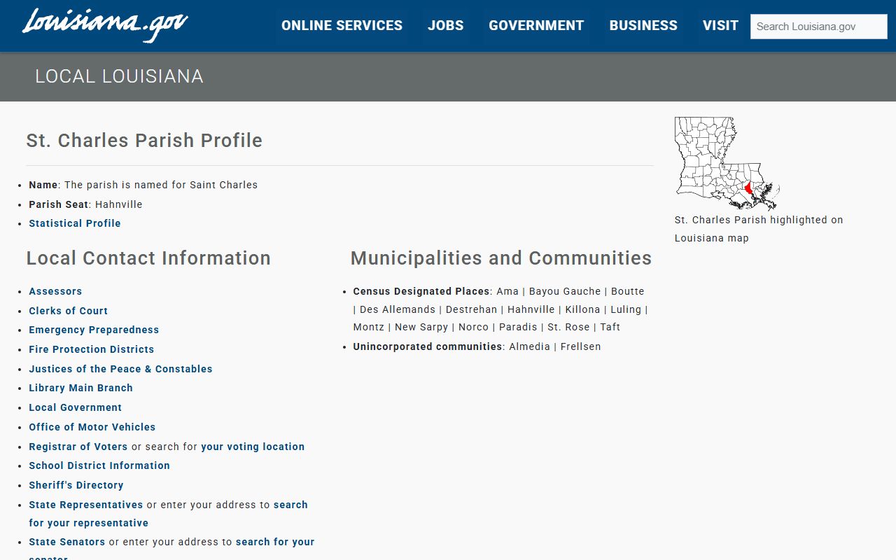 st. charles parish marriage license louisiana gov parish directory